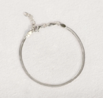 Snake Chain Bracelet Silver