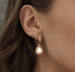 Dusty Coral Statement Earrings - Serendipity