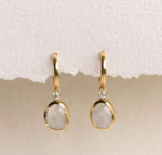 Rainbow Moonstone Earrings - Victoria