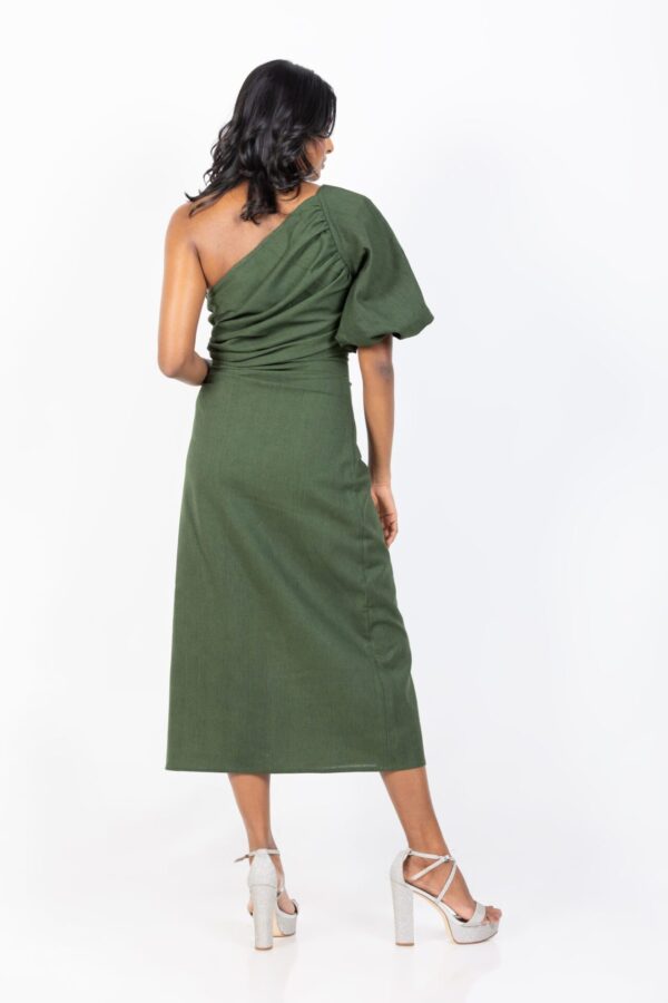 Delilah One Shoulder Midi Dress