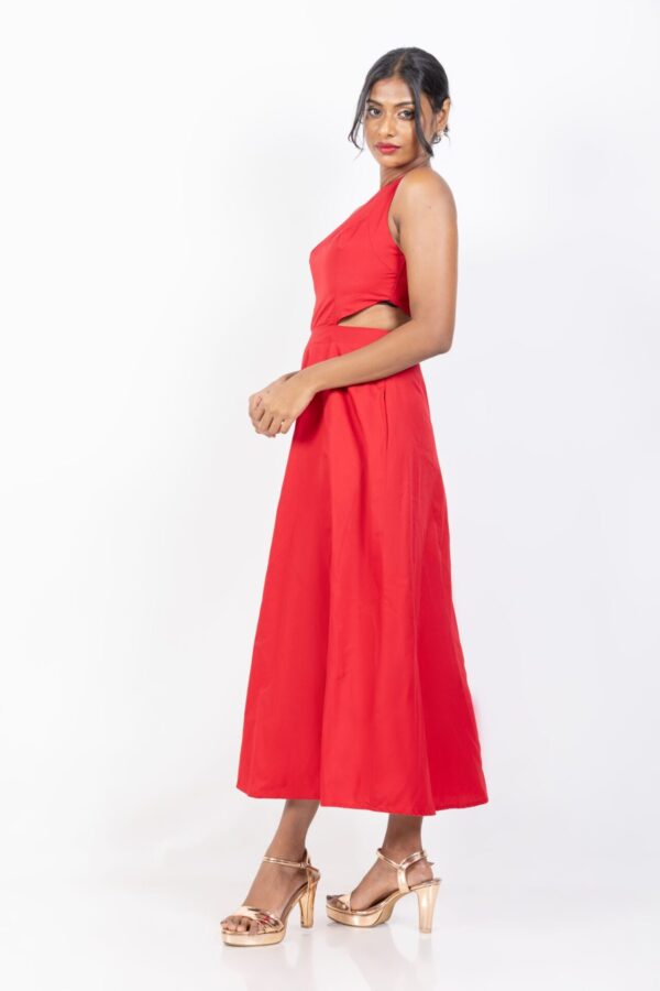 Daisy Cut Out Detail Midi Dress