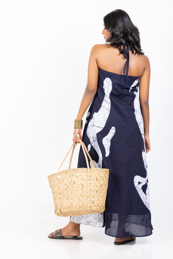 Leah Strappy Batik Dress in Red