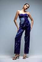 Anya Strapless Corset Batik Top and Pant Set