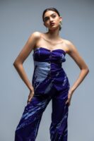 Anya Strapless Corset Batik Top and Pant Set