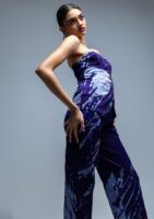 Anya Strapless Corset Batik Top and Pant Set