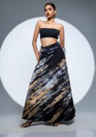 Leona Batik Wrap Maxi Skirt