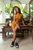 Suri Mock Wrap Romper