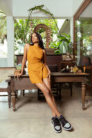 Suri Mock Wrap Romper