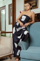 Zori Strapless Batik Maxi Dress