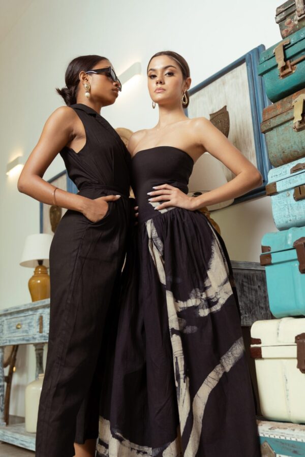 Madeline sleeveless wrap style jumpsuit