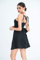 Kiera Tie detail Mini Dress