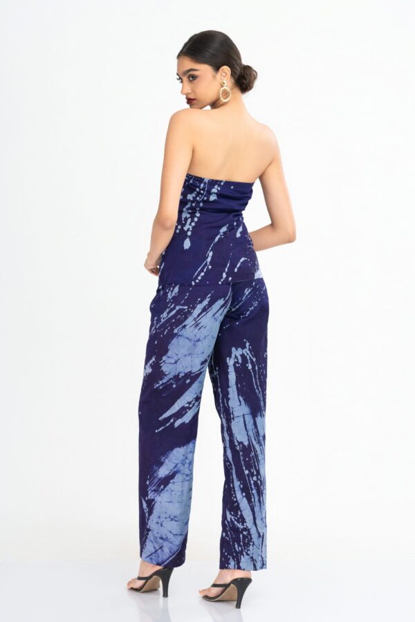 Anya Strapless Corset Batik Top and Pant Set