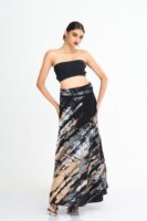 Leona Batik Wrap Maxi Skirt