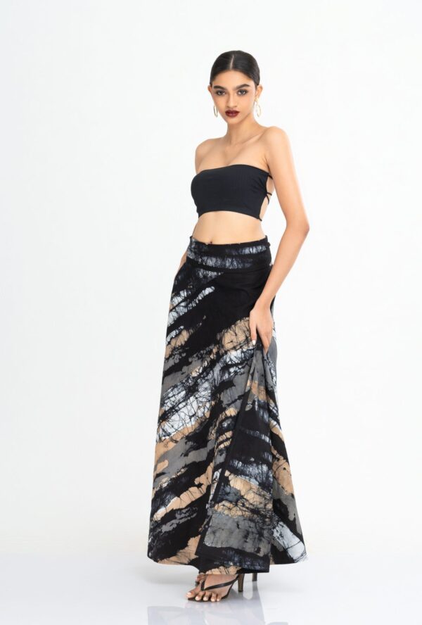 Leona Batik Wrap Maxi Skirt