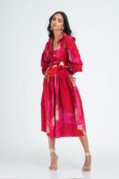 Callie Pink Tone Shirt Dress