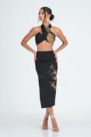 Ember Batik Crop Top and Skirt Set